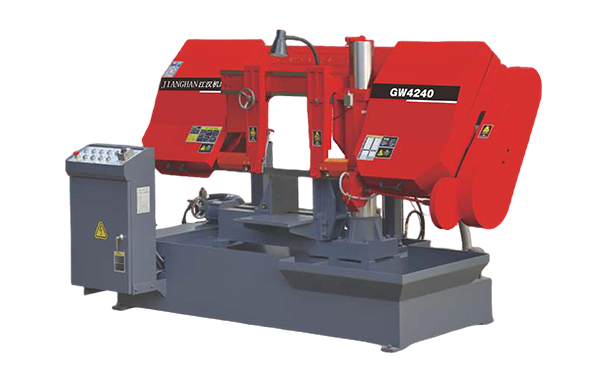 沙湖镇GW4240双柱卧式带锯床