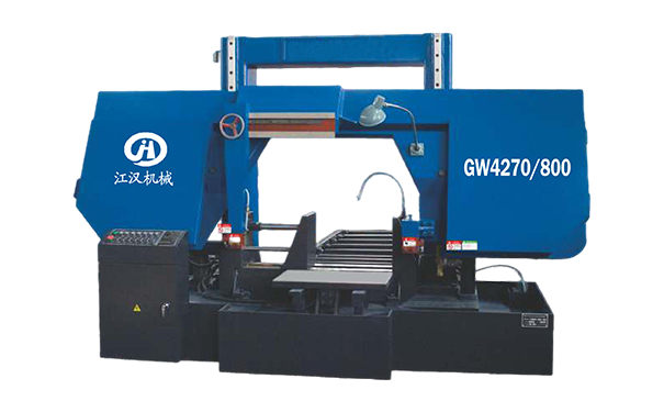 沙湖镇GW4270/800双柱龙门卧式带锯床